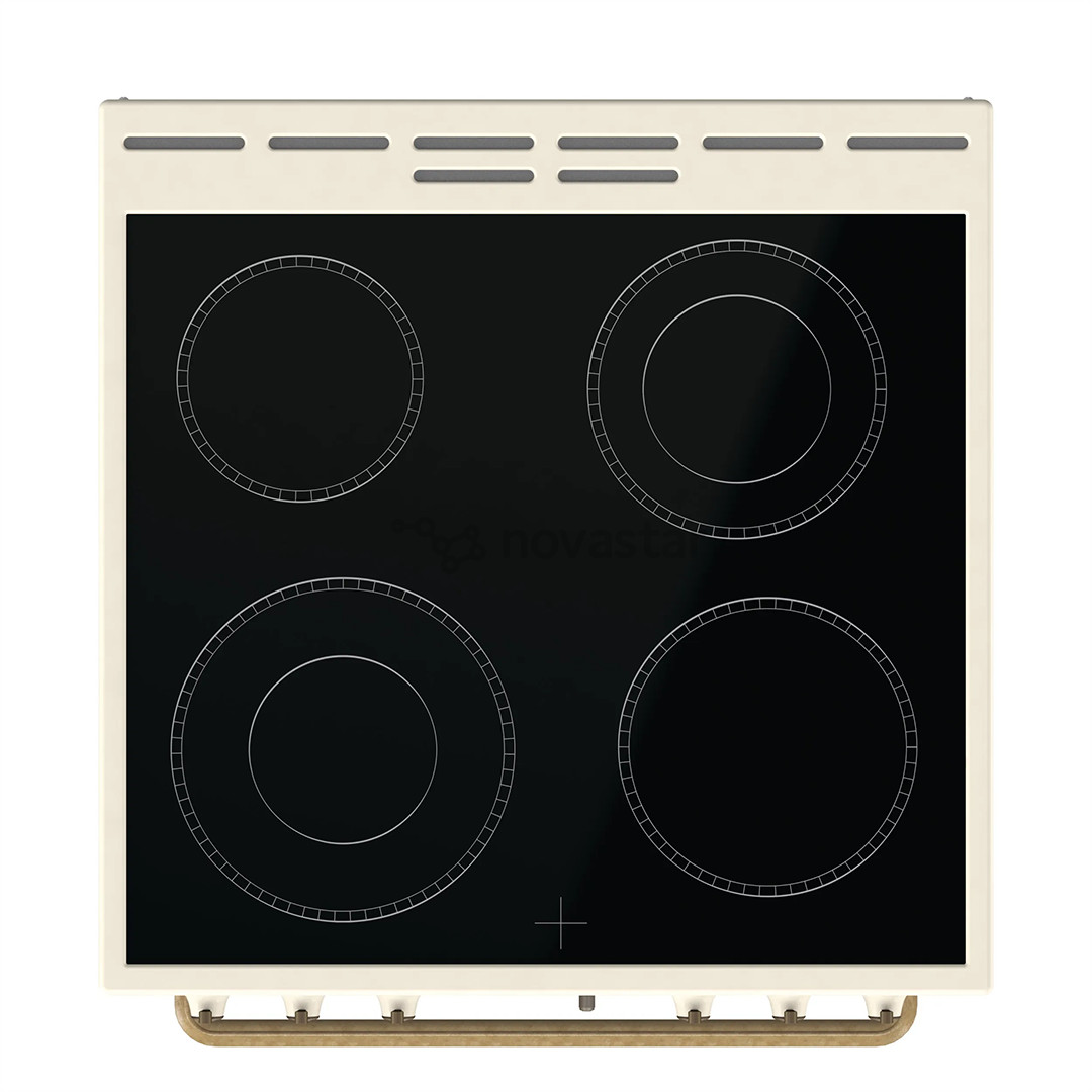 Gorenje, 11 funkcijų, 71 L, plotis 60 cm, smėlio spalvos - Viryklė