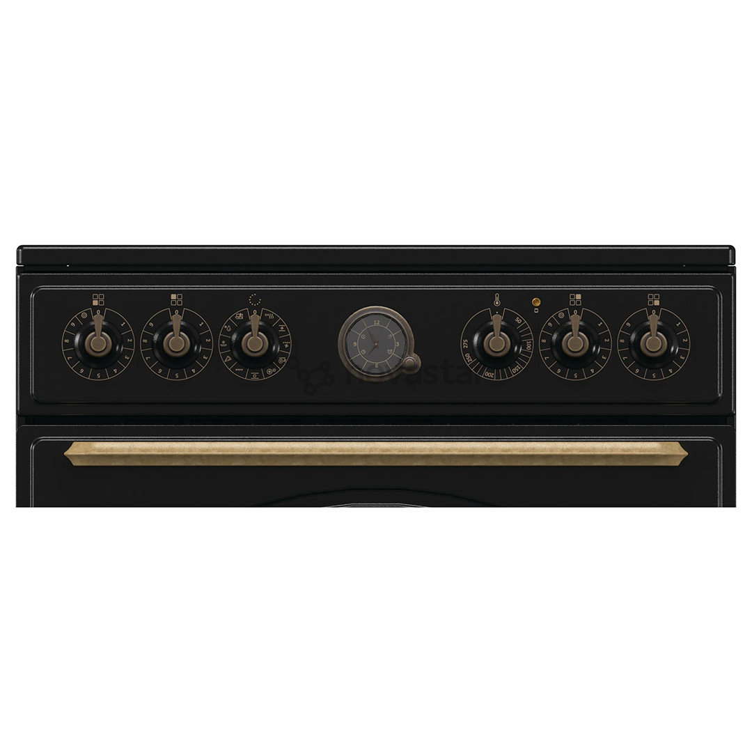 Gorenje, 11 функций, 71 л, ширина 60 см, черный - Керамическая плита