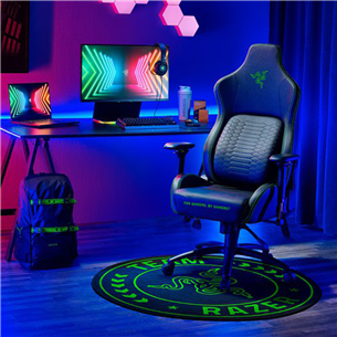 Razer Team Razer Floor Rug, черный/зеленый - Напольный коврик