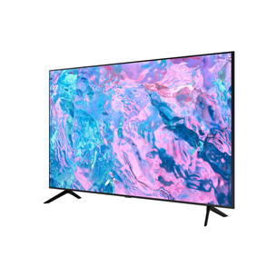 Samsung Crystal CU7102, 75'', 4K UHD, LED LCD, боковые ножки, черный - Телевизор