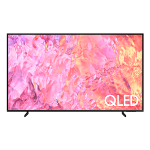 Samsung Q60C, 75", Ultra HD, QLED, боковые ножки, черный - Телевизор