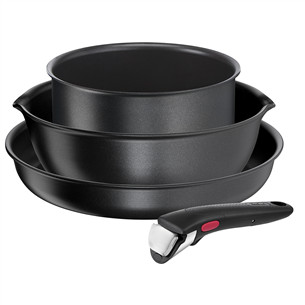 Tefal Ingenio Daily Chef, 4 dalių - Puodų ir keptuvių rinkinys + rankena
