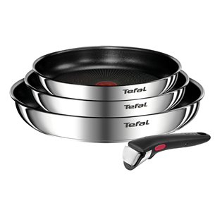 Tefal Ingenio Emotion, 4 предмета, 22/24/28 см - Комплект сковородок + съемная ручка L897S474