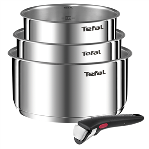 Tefal Ingenio Emotion+, 4 предмета, 16/18/20 см - Комплект кастрюль + ручка