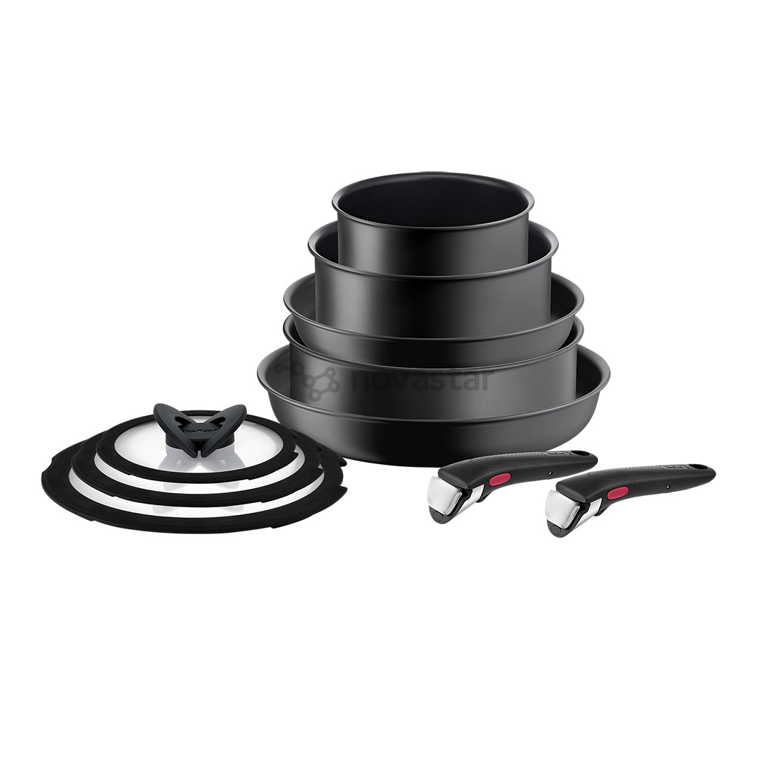 Puodų ir keptuvių rinkinys Tefal Ingenio Ultimate, 10 dalių