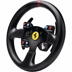 Thrustmaster GTE Ferrari 458 Challenge Edition, black - Wheel add-on