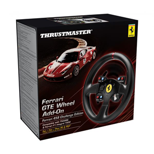 Žaidimų vairas Thrustmaster GTE Ferrari 458 Challenge Edition, black