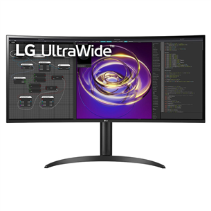 Monitorius LG UltraWide 34WP85CP-B, curved, 34'', QHD, LED IPS, USB-C 34WP85CP-B