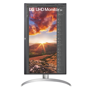 Monitorius LG UltraFine 27UP85NP-W, 27", Ultra HD, LED IPS