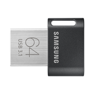 USB atmintinė Samsung FIT Plus, USB 3.1, 64 GB, black MUF-64AB/APC