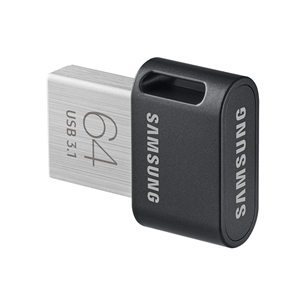 USB atmintinė Samsung FIT Plus, USB 3.1, 64 GB, black