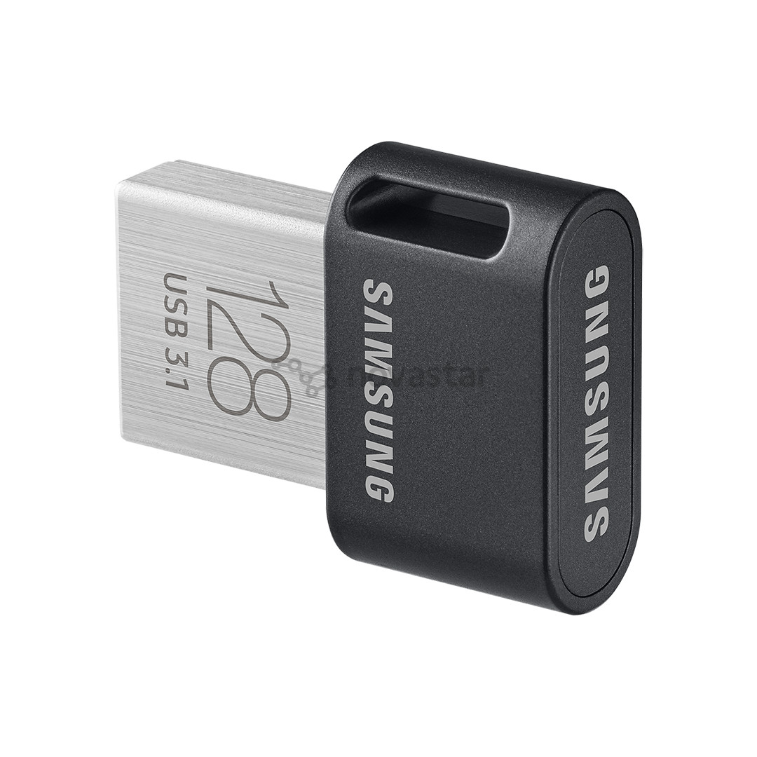 USB atmintinė Samsung FIT Plus, USB 3.1, 128 GB, black