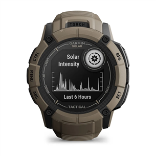 Garmin Instinct 2X Solar, Tactical Edition, brown - Sports watch