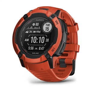 Garmin Instinct 2X Solar, red - Sports watch