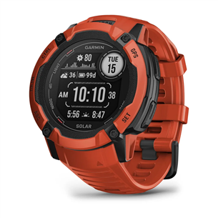 Garmin Instinct 2X Solar, красный - Спортивные часы