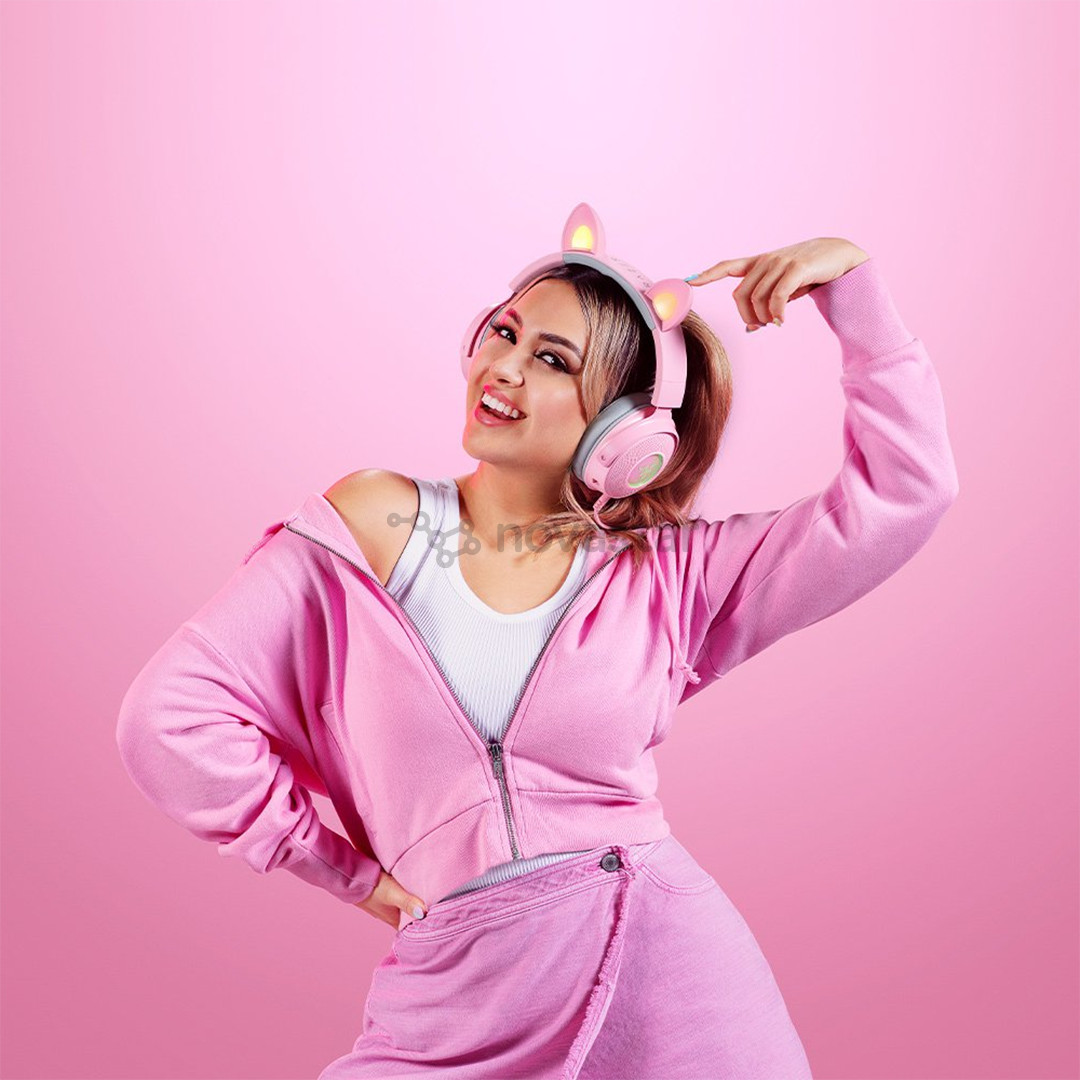 Razer Kraken Kitty V2 Pro, pink - Wired headset