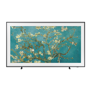 Samsung The Frame LS03B, 75'', Ultra HD, QLED, боковые ножки, черный - Телевизор QE75LS03BGUXXH