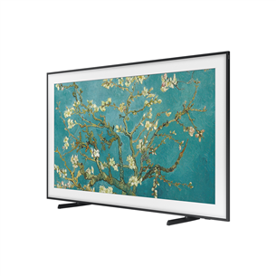 Samsung The Frame LS03B, 75'', Ultra HD, QLED, feet stand, black - Televizorius