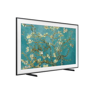 Samsung The Frame LS03B, 75'', Ultra HD, QLED, feet stand, black - Televizorius