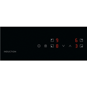 Electrolux 300 Basic, width 59 cm, frameless, black - Built-in induction hob