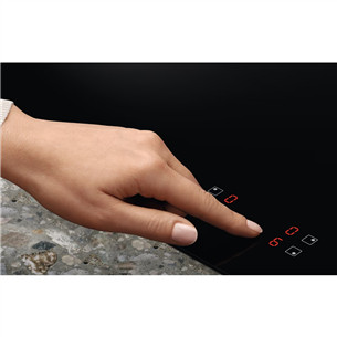 Electrolux 300 Basic, plotis 59 cm, berėmė, juoda - Įmontuojama indukcinė kaitlentė