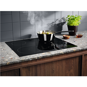 Electrolux 300 Basic, width 52 cm, frameless, black - Built-in induction hob