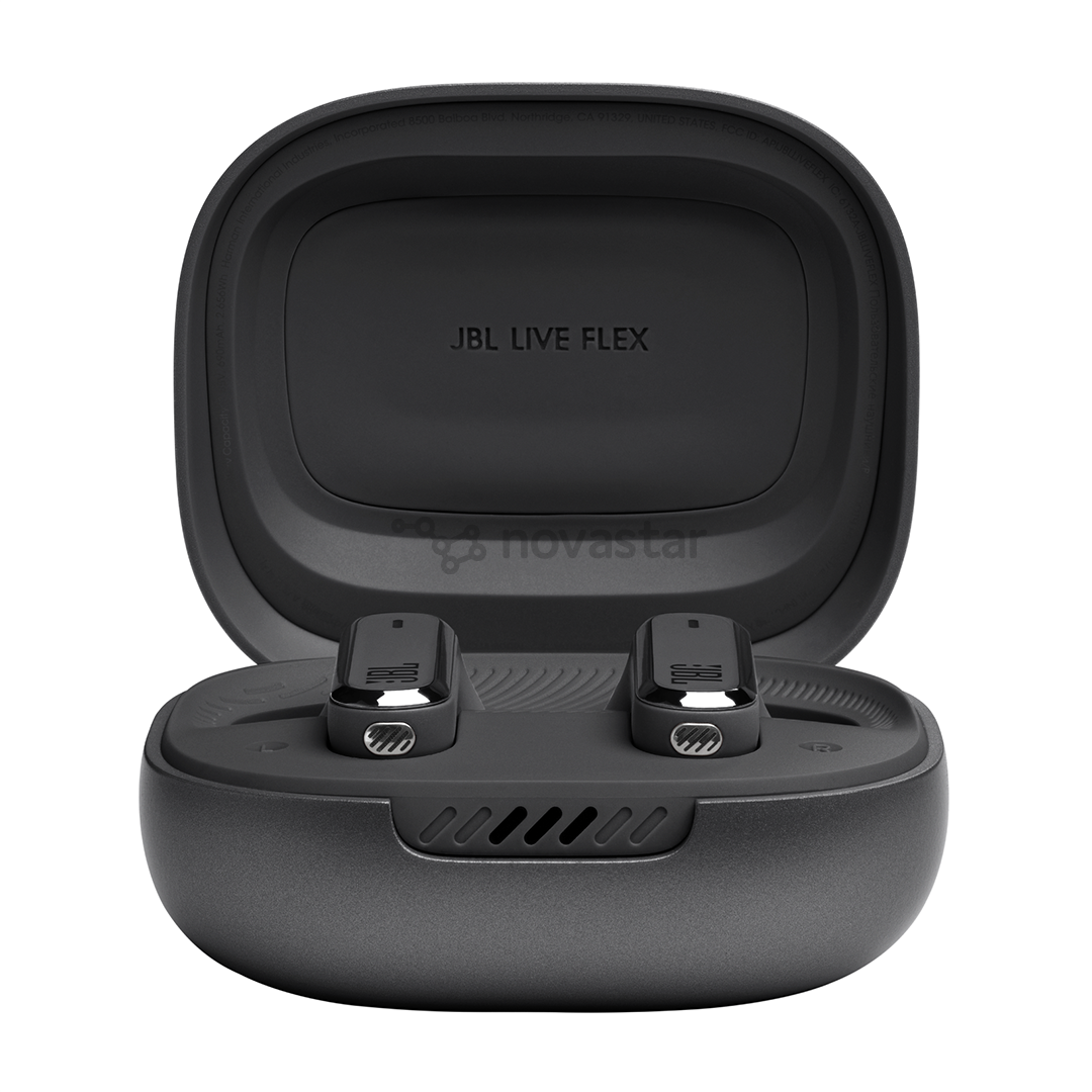 Ausinės JBL Live Flex, Belaidės, Juodos