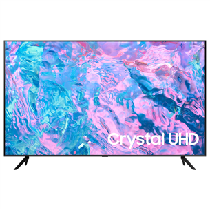 Samsung Crystal CU7000, 65'', Ultra HD, LED LCD, feet stand, black - TV