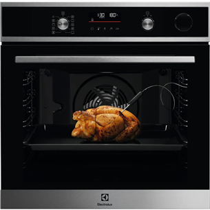 Orkaitė Electrolux EOC6P77X SteamCrisp 700, 72 L, pirolizė, garai, 45 funkcijos