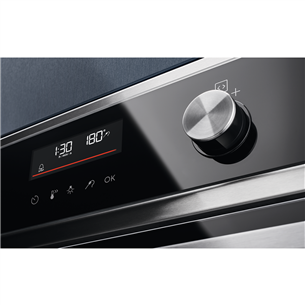 Electrolux SteamCrisp 700, 72 L, pyrolytic cleaning, 45 functions, stainless steel - Built-in steam oven