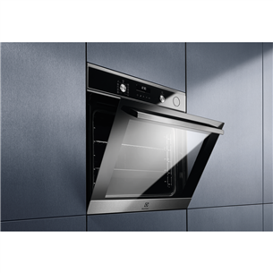 Electrolux SteamCrisp 700, 72 L, pyrolytic cleaning, 45 functions, stainless steel - Built-in steam oven