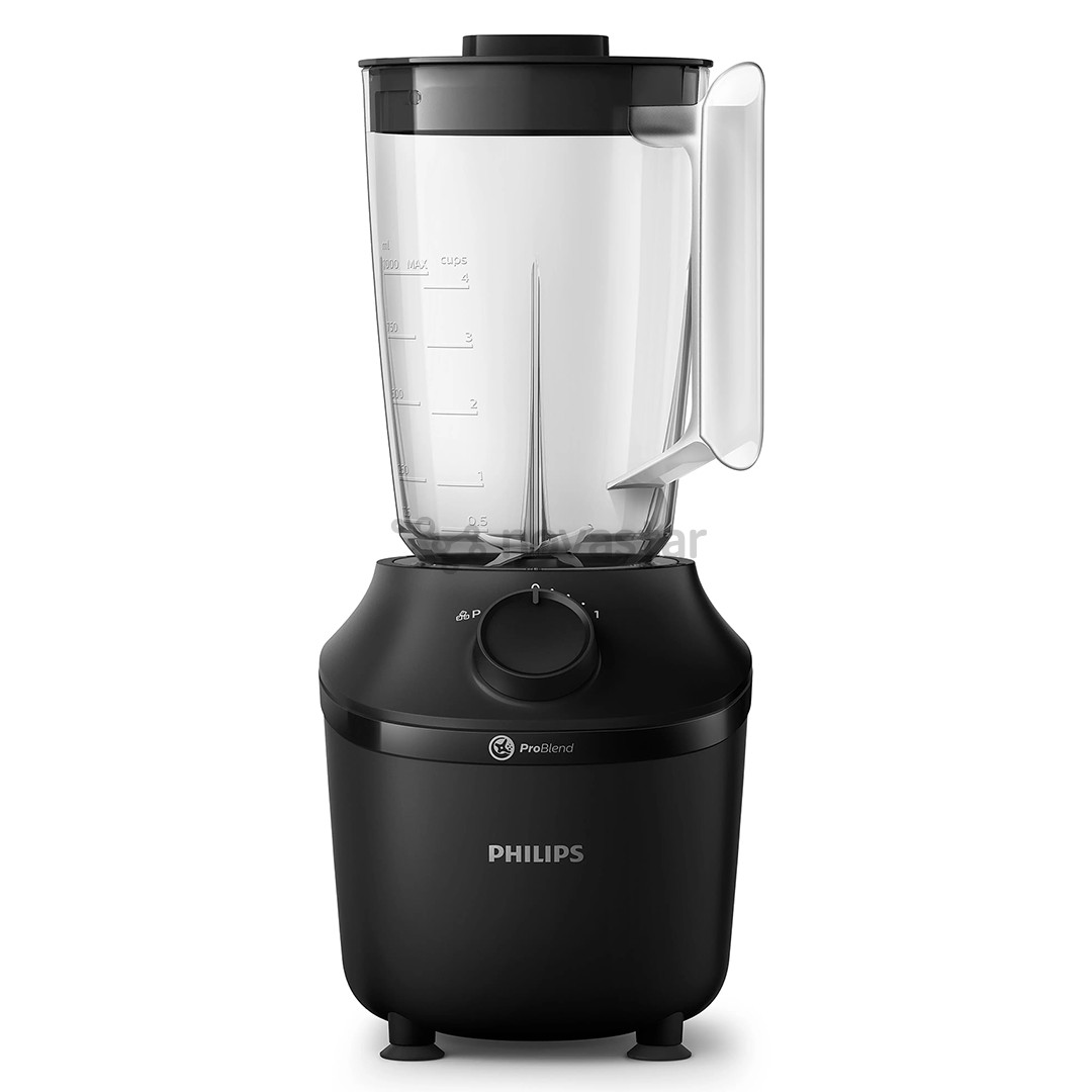Philips 3000 Series, 600 Вт, 1,25 л, черный - Блендер