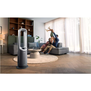 Philips Air Performer 8000, dark grey - 3-in-1 Air Purifier, Fan and Heater