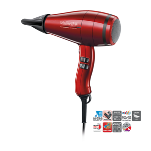 Valera Swiss Silent Jet 8500 Ionic, 2400 W, red - Hair dryer