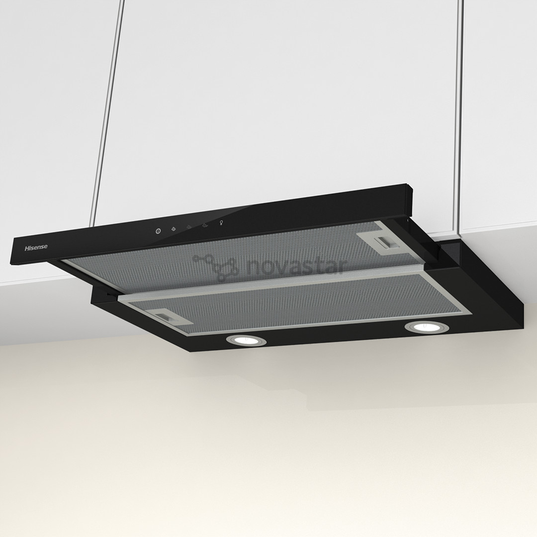 Gartraukis Hisense MH6TL4TB, plotis 60 cm, 450 m³/h