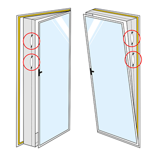 Lango ir durų tarpinė oro kondicionieriui - Trotec