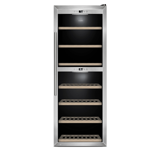 Caso WineComfort 1260 Smart, 126 bottles, height 160 cm, stainless steel - Wine cooler