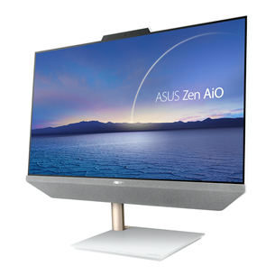 ASUS Zen AiO 24, FHD, Ryzen 5, 16 ГБ, 512 ГБ, W11P, ENG, белый - Настольный компьютер
