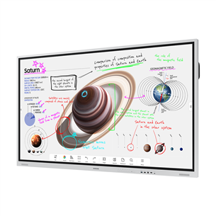 Samsung Flip Pro WM75B Interactive Display, 75'', Ultra HD, LED VA, white/black - LED display