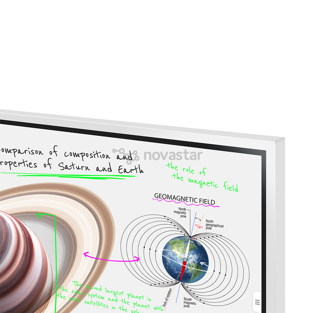 Samsung Flip Pro WM65B Interactive Display, 65'', Ultra HD, LED VA, белый - LED-экран