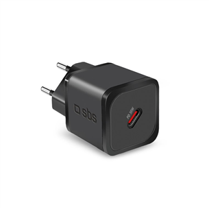 Įkroviklis SBS Mini Wall Charger, USB-C, 30 W TETRGAN1C30W