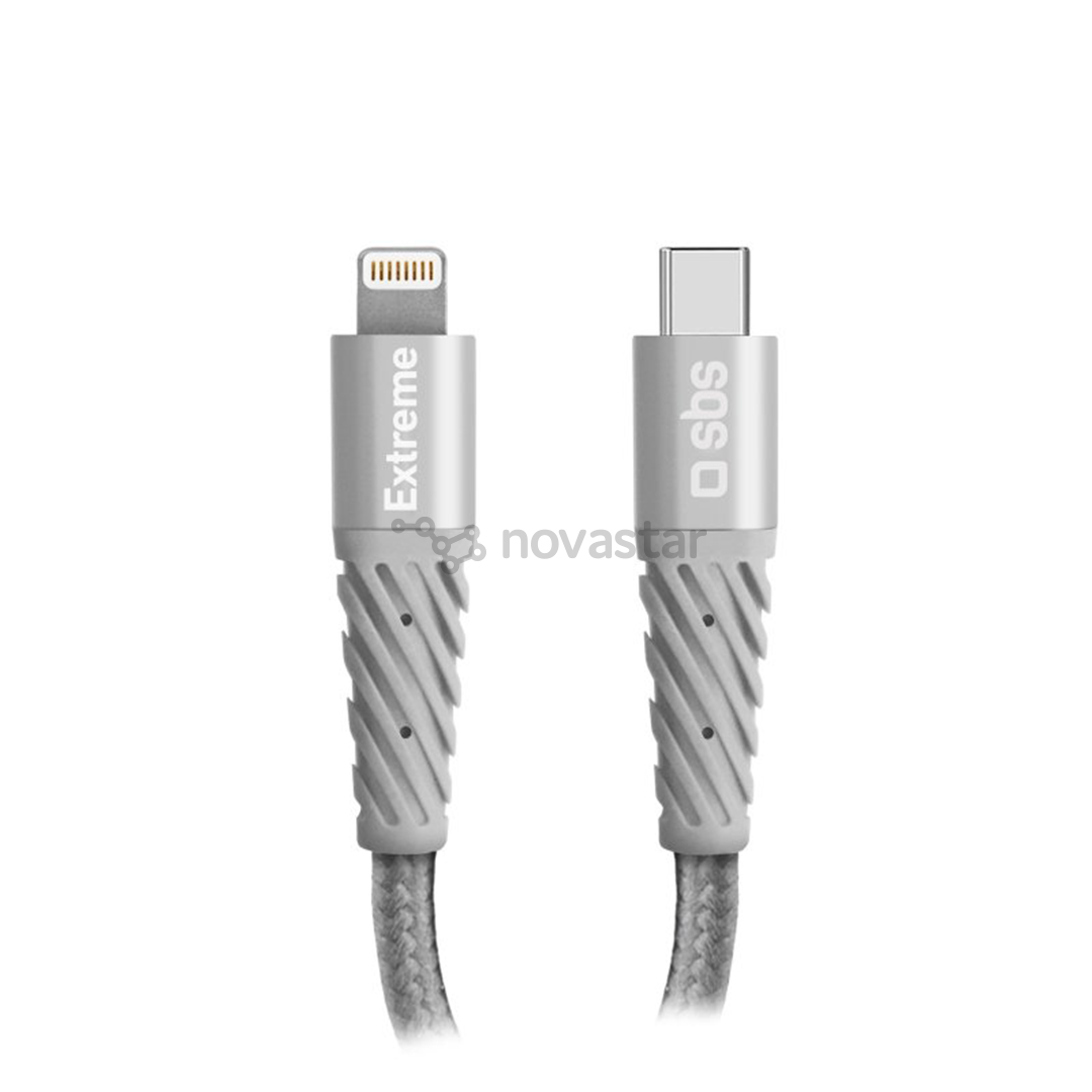 Laidas SBS Extreme Charging Cable, USB-C - Lightning, 1,5 m