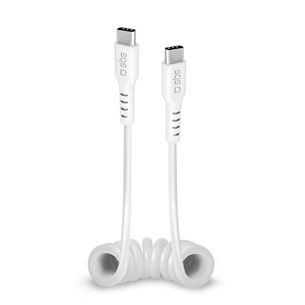 Laidas SBS Charging Data Cable, USB-C - USB-C, white