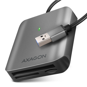 ID kortelių skaitytuvas Axagon USB-A 3.2 3-slots CRE-S3