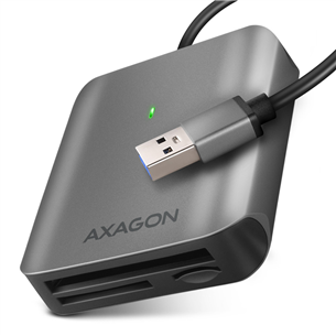 ID kortelių skaitytuvas Axagon USB-A 3.2 3-slots