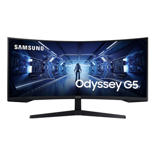 Monitorius Samsung G5 LC34G55TWWPXEN, 34'', Ultra WQHD, LED VA, 165 Hz LC34G55TWWPXEN