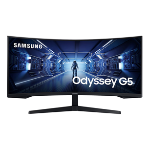 Monitorius Samsung G5 LC34G55TWWPXEN, 34'', Ultra WQHD, LED VA, 165 Hz