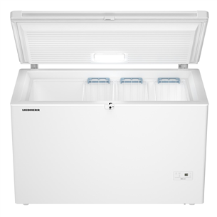 Liebherr, SmartFrost, 248 L, width 125,5 cm, white - Chest freezer