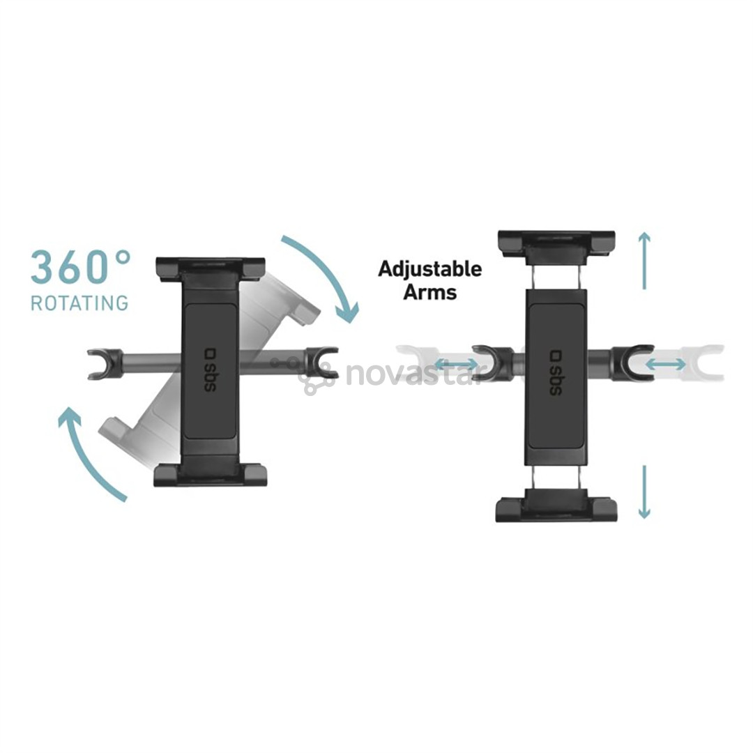 SBS Headrest Mount, до 12,9'', черный - Автомобильный держатель для планшета