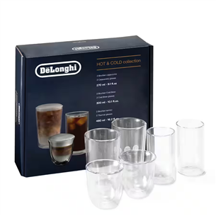 DeLonghi Hot & Cold Collection - Coffee glassware set